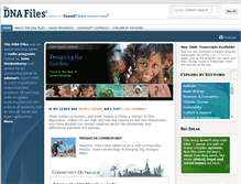 Tablet Screenshot of dnafiles.org